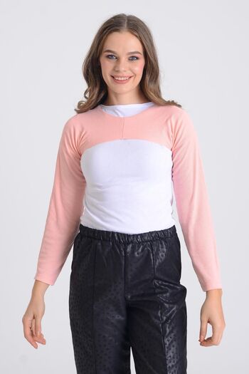 PİNKMARK PINKMARK ΓΥΝΑΙΚΕΙΑ ΕΣΩΡΟΥΧΑ HIJAB ΜΑΚΡΥ ΜΑΝΙΚΙ ΠΑΛΤΟ BOLERO PMBL25545