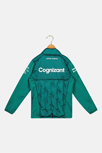 Aston Martin Kids Boy Sportswear Fit Outdoor Jacket, Green