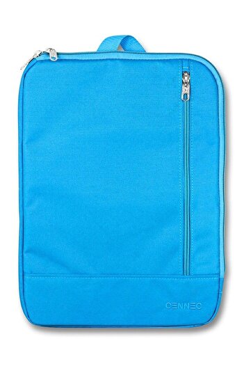 ÜMİT ÇANTA Cennec Vertical Blue Briefcase and Laptop/Notebook Bag - 15.6 Inch Compatible - Men