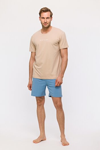 Woody Men's Pajamas-Qpa - 210-Dark Ecru