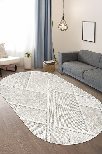 Decomia Home Dijital Baskı Kaymaz Yıkanabilir İskandinav Salon Halısı Mutfak Halısı Koridor Halısı Yolluk
