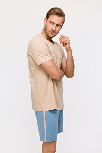Woody Men's Pajamas-Qpa - 210-Dark Ecru