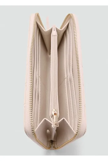 MANGO Woman Wallet with Decorative Stitching Detail