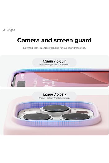 Rivor Apple iPhone 16 Pro Max Kılıf Kamera Korumalı İpeksi Yumuşak Doku Koruyucu Dayanıklı Lansman Kapak