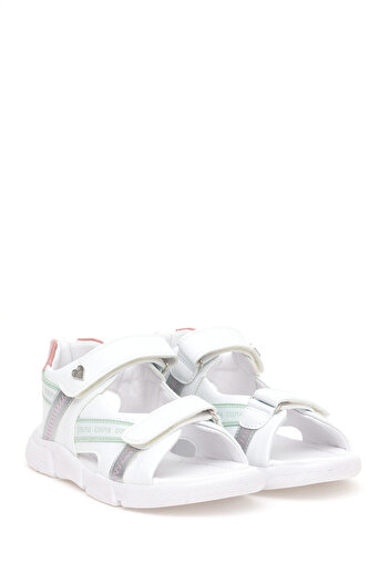 U.S. Polo Assn. Girl's White Sandals 50286838 -Vr013
