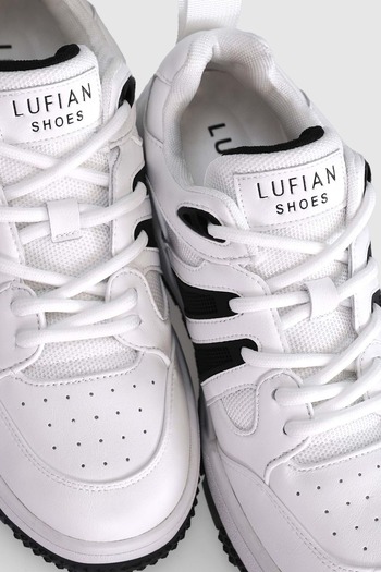 Lufian 111230252 Edgar Casual - Men's Black Leather Sneaker