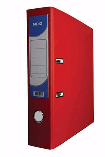 Ovebu Noki Wide Plastic Folder with Lighter Red 1 Piece