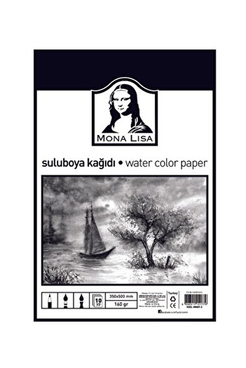 Südor Watercolor Paper 35X50 160g 10 Sheets - Sbs8389-5946
