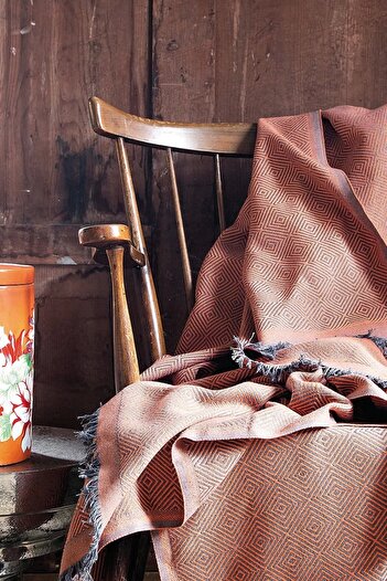 İssimo Home Maia Sofa Shawl 170*230 cm Orange