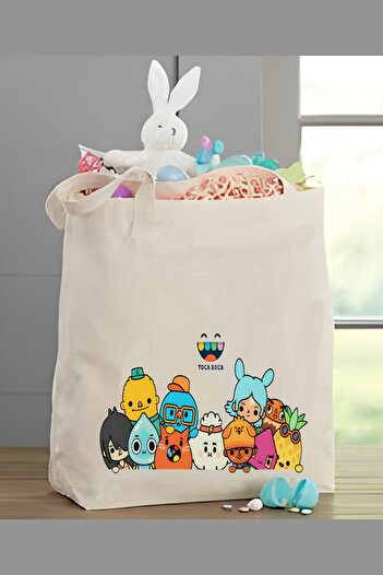 Cemira Toca Boca Design Tote Bag Vászontáska