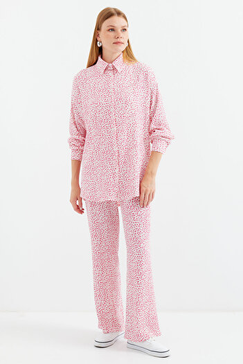 Bigdart Pink Knitted 5858 Double Set