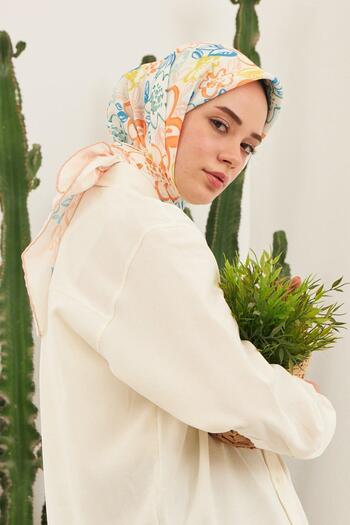 İpekhan Ipekhan Pastel Cotton Viscose Scarf 1104-17