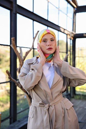 İpekhan Boheme Collection Soft Scarf Mustard Yellow 1174-09