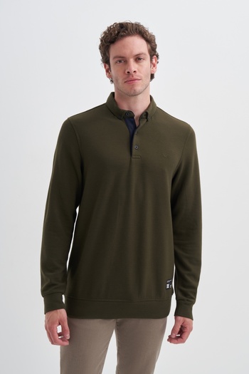 Cazador Caz 5197 Khaki Ottoman Sweatshirt