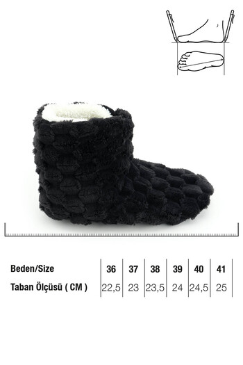 GEZER Women's Winter Silent Sole Home Slippers Boots