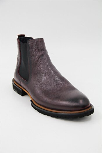 LUCIANO BELLINI Be2201E Men's Classic Boots - Claret Red