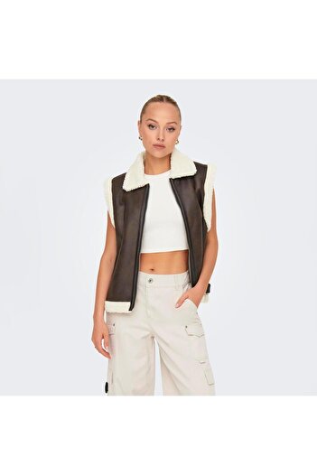 Jack & Jones Onlbetty Women's Vest - 15322433   Bonded Waistcoat Cc Otw