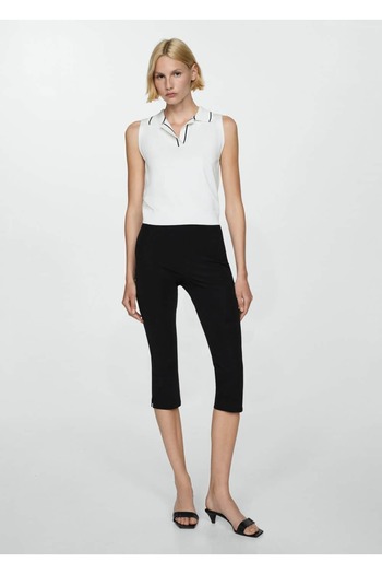 MANGO Woman Polo Neck Knitwear Blouse