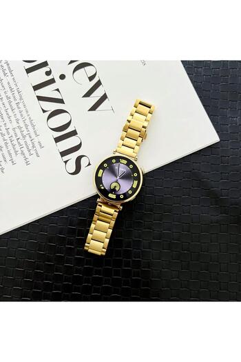 AktarMobile Huawei Watch GT 5 41 mm (18 mm) Uyumlu Metal Baklalı Kordon Paslanmaz Çelik Kayış Premium