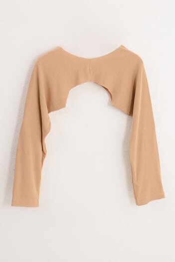 PİNKMARK Pinkmark Women's - Beige 3-Pack Inside Wearing Hijab Bolero Blouse Mcpmbl25647