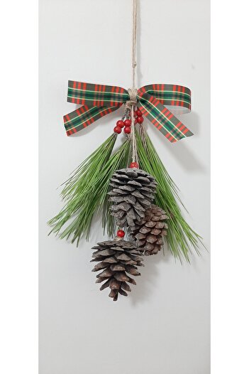TASARİMECRN 3-Piece Cone Door Ornament Home Decor Christmas Ornament Gift