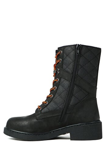 Hammer Jack Zenne Boot Hakiki Deri Siyah Outdoor Kadın Bot 102 15945-z