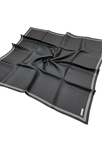 Armine Μεταξωτό Φουλάρι 2025 Χειμώνας - 9261-82 Anthracite Twill