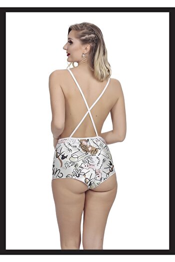 SiaLess Lingerie Φανταχτερό νυχτερινό φόρεμα Λευκό σέξι γυναικείο φανταχτερό νυχτικό