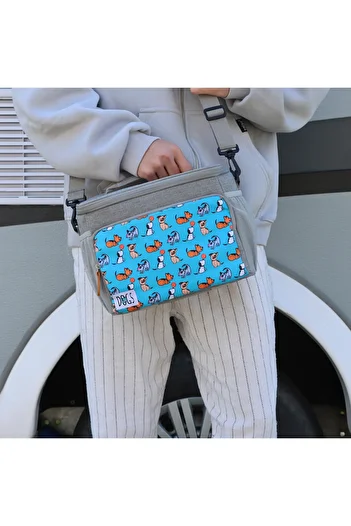 Biggdesign Köpekler Isolierte Tasche, Türkis