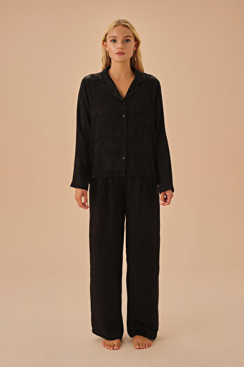 SUWEN Diamond Masculine Pajama Set