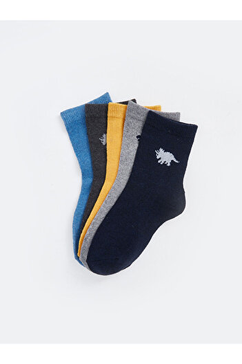 LC Waikiki Lcwk Patterned Boys' Sock Socks 5-Piece