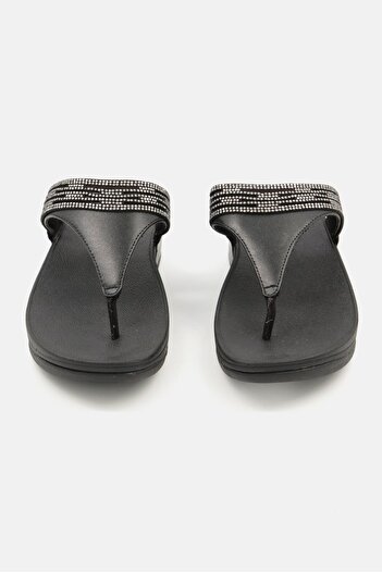 Fitflop Women Slip On Sandals, Black