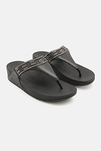 Fitflop Women Slip On Sandals, Black
