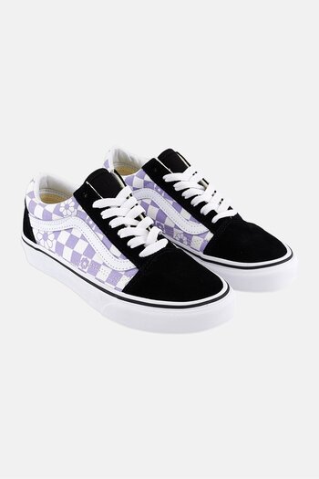 Vans Women Old Skool Lace Up Shoes, Black