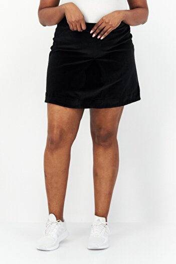 Tchibo Women Textured Mini Skirt, Black