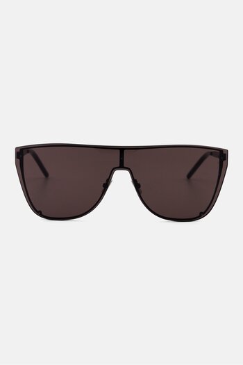 Saint Laurent Men SL1BMASK Shield Sunglasses, Black