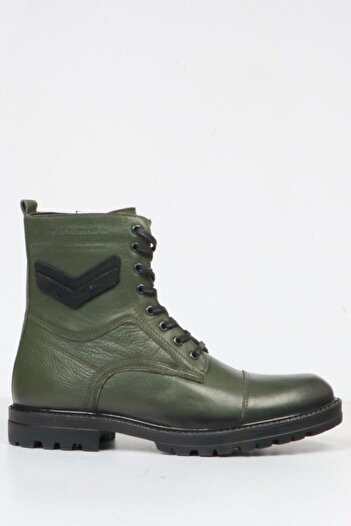Hammer Jack Ανδρικές μπότες από γνήσιο δέρμα Khaki Folce