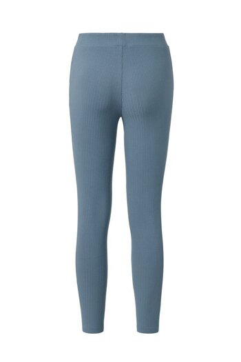 Tchibo Women Ribbed Pull On Leggings, Grey
