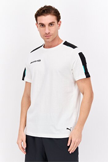 Puma x Mercedes AMG Men Sportswear Fit Training T Shirt, White