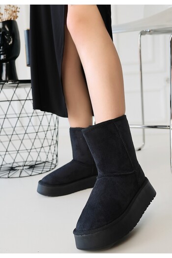 thebestnzm Sophia Black Suede Boots