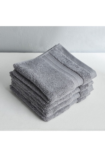 Home Box Air Rich 4-Piece Face Towel Set - 30x30 cm