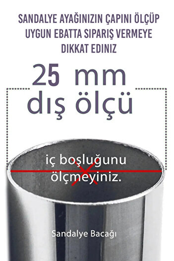 Kacar Home 16 bucăți de tip silențios scaun pantofi scaun de masă protector podea 2,5 cm alb