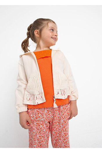 MAYORAL Kızx Children's Summer Cardigan with Gusset 3442
