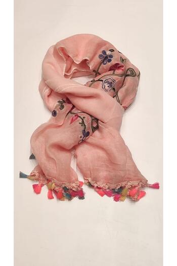 Nish&Chic Floral Patterned Italian Shawl