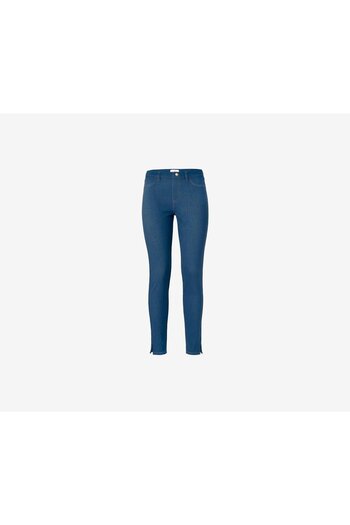 Tchibo Women Regular Fit Washed Skinny Pants, Blue