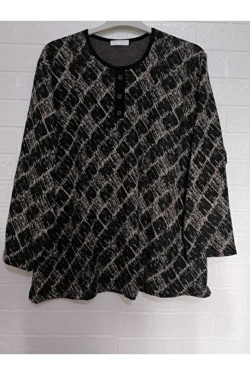 anne moda ankara Large Size Soft Buluz - Winter, A Model