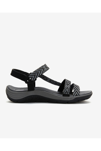 SKECHERS Reggae Cup Kadın Siyah Sandalet 163126 Bkw