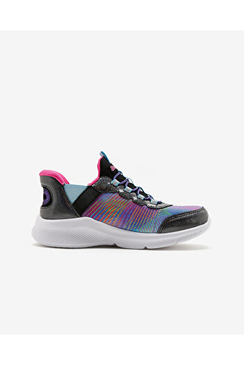 SKECHERS Dreamy Lites - Big Girl's Black Slip-ins Sneakers303514l Bkmt