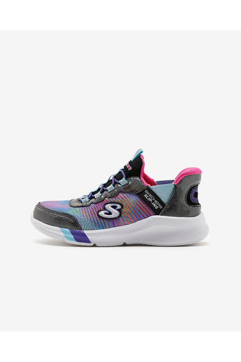 SKECHERS Dreamy Lites - Big Girl's Black Slip-ins Sneakers303514l Bkmt