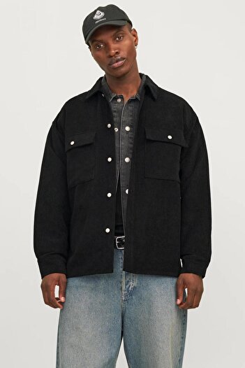 Jack & Jones 12260877   Jorqueens Cord Overshirt Ls Men's Shirt